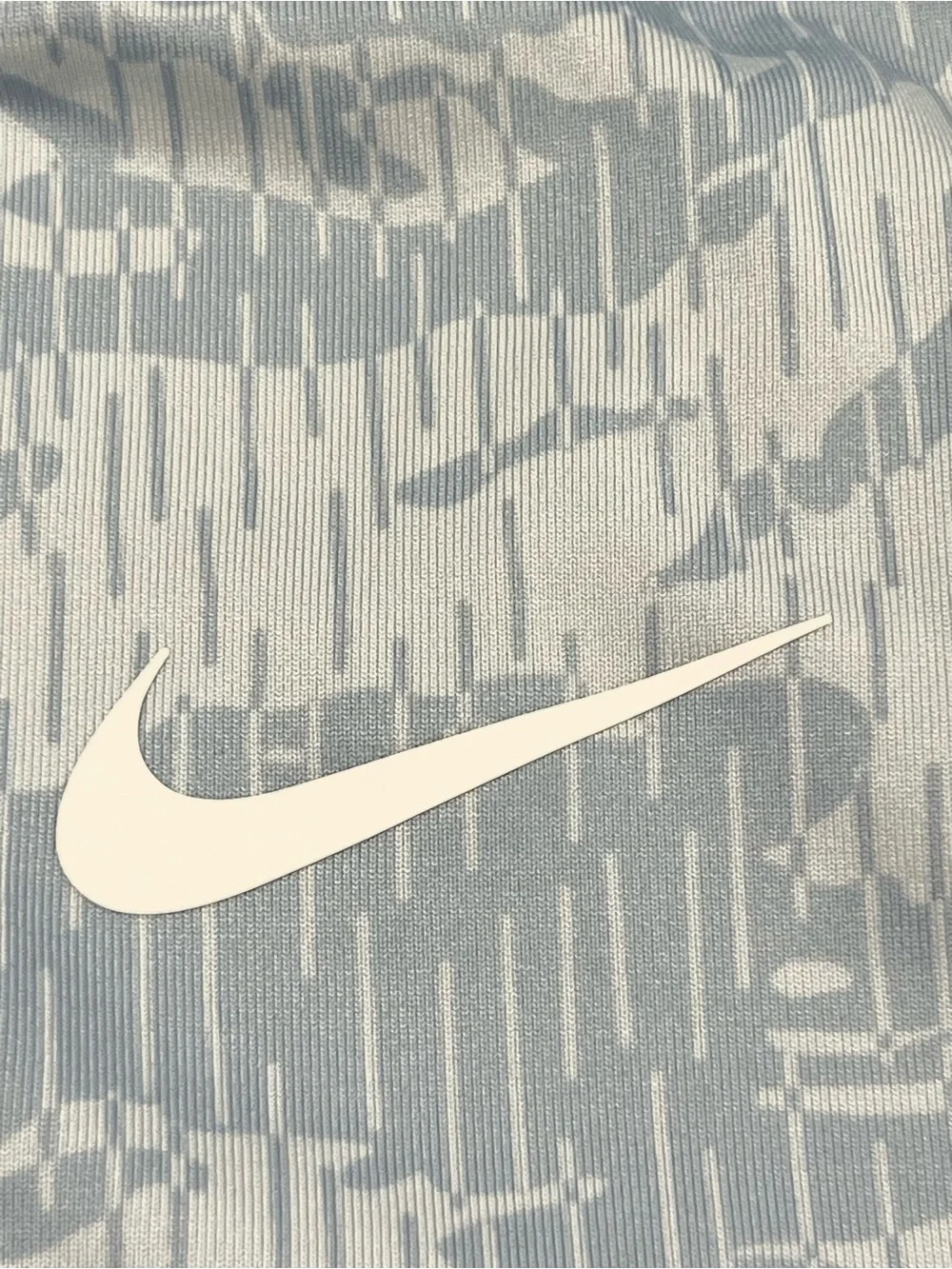 Nike Golf Dri-FIT Boys Polo Shirt Size S Small Blue Camo Printed Short Sleeve